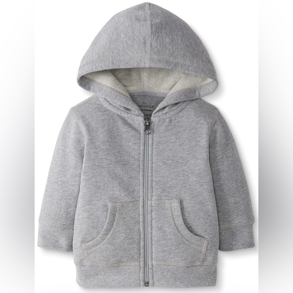 Hanna Andersson Unisex Baby Hooded Sweatshirt - 3-6m